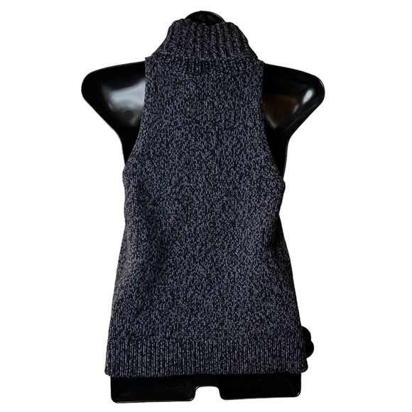 Madewell Turtleneck Cutaway Sleeveless Sweater. Size:Med Merino Wool blend. - Picture 2 of 6